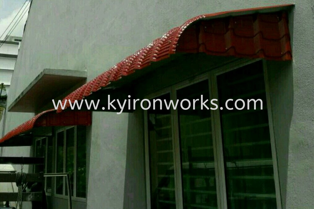 Mild Steel G28(0.35mm)Metal Deck Awning- Frame&Bean Ms 1x1(1.0),Ms 1/2x1/2(1.0)Hollow 