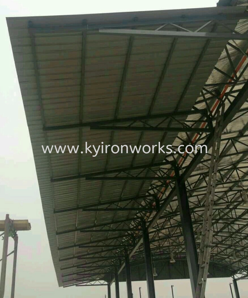 Mild Steel G28(0.35mm)Metal Deck Awning- Frame&Bean Ms 1x1(1.0),Ms 2x2(1.2)Hollow 