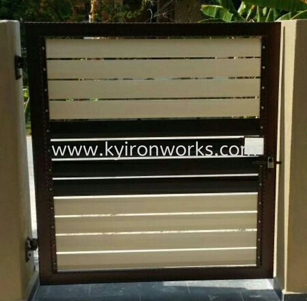 Mild Steel Frame Bundle Aluminium Gate