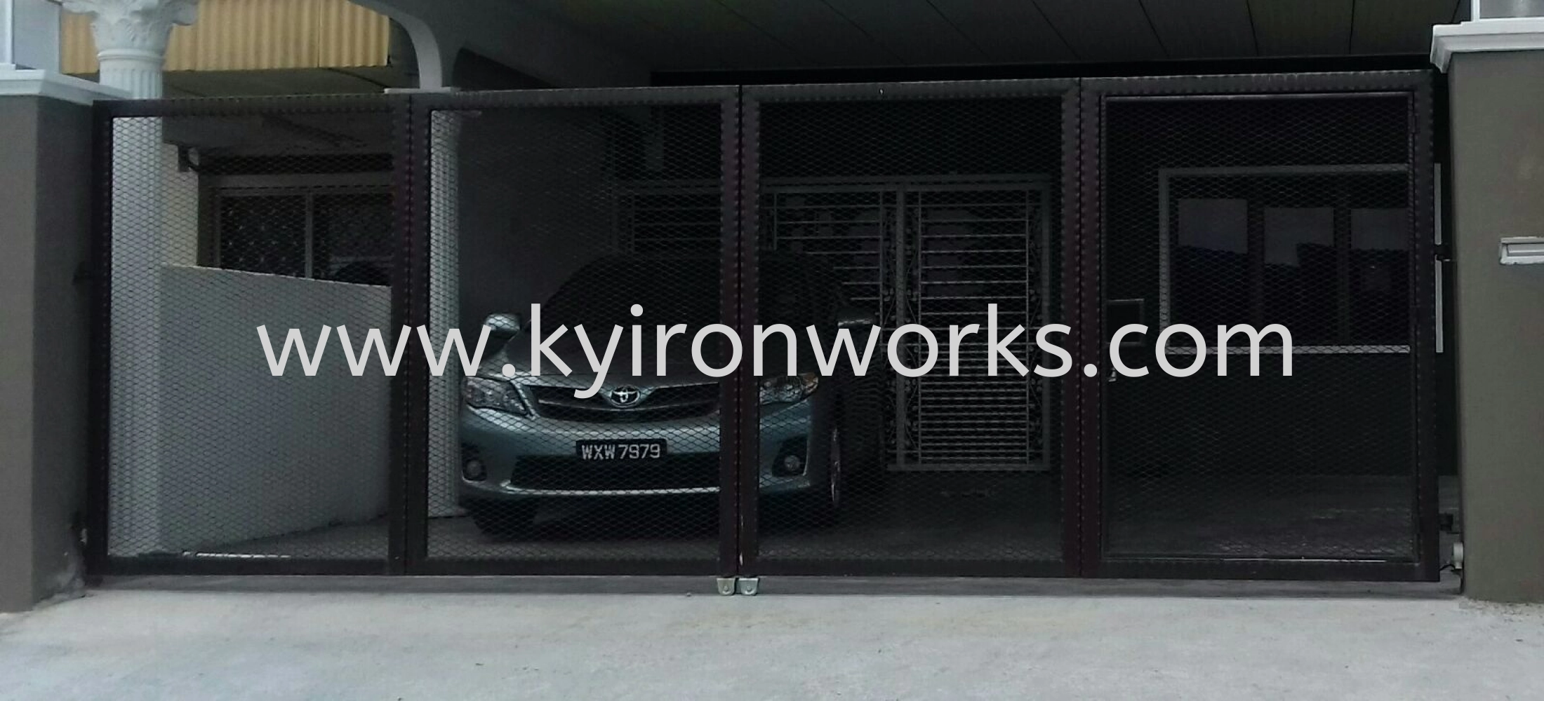 Mild Steel Diamond Net Main Gate