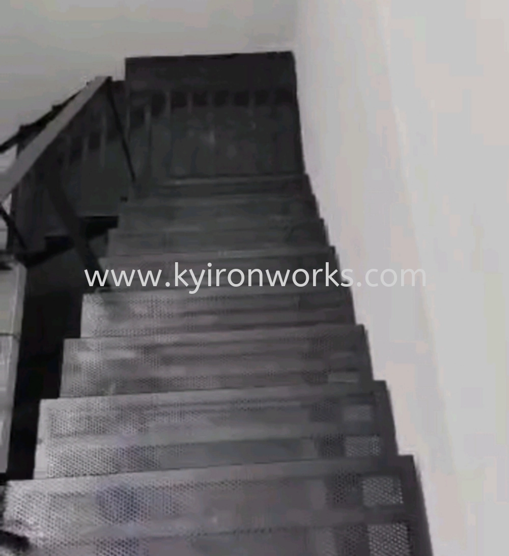 Mild Steel Staircase( Perforated Metal Plate )