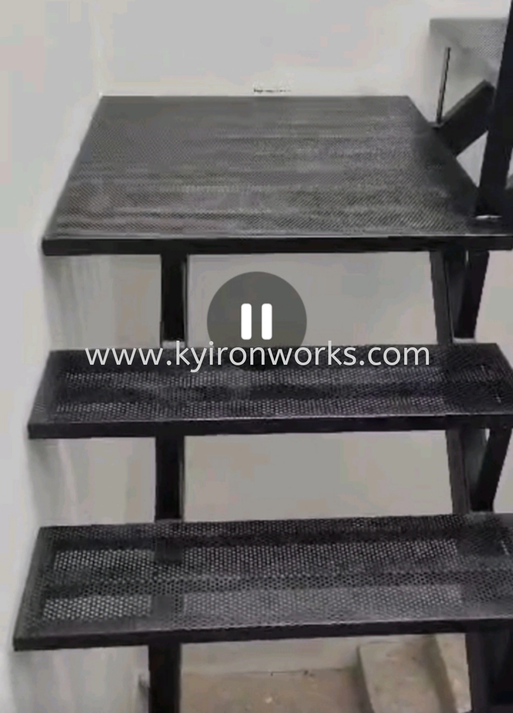 Mild Steel Staircase( Perforated Metal Plate )