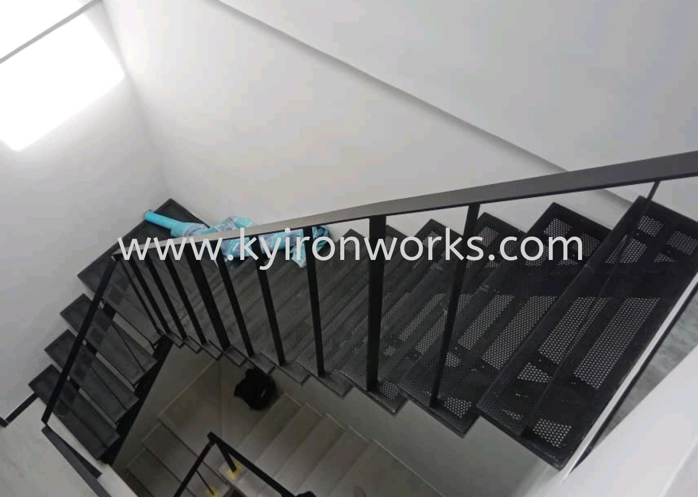 Mild Steel Staircase( Perforated Metal Plate )