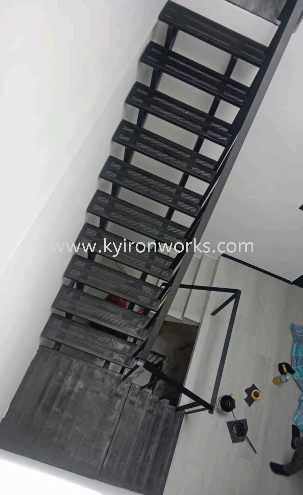 Mild Steel Staircase( Perforated Metal Plate )