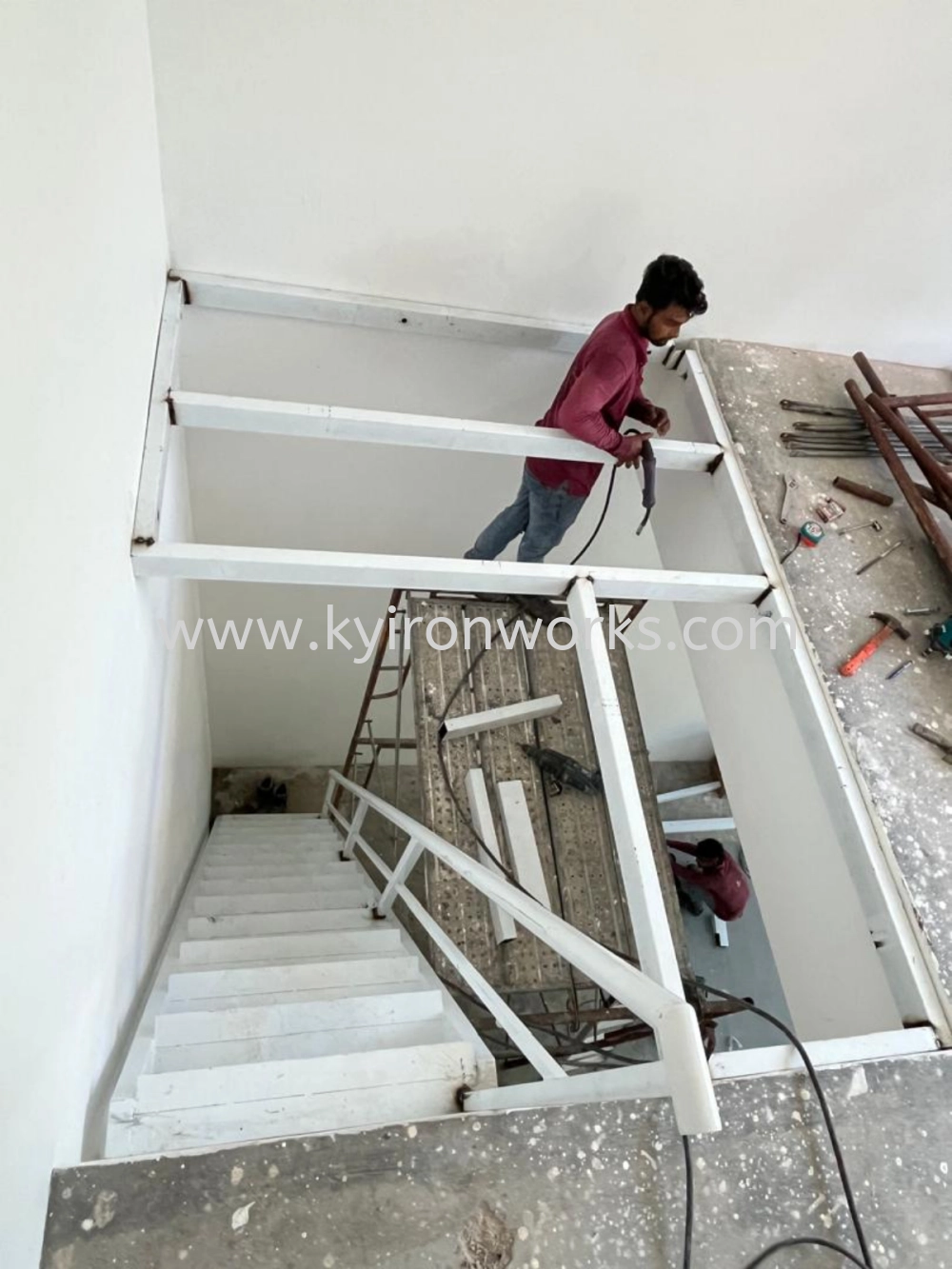 Mild Steel Platform (Staircase)