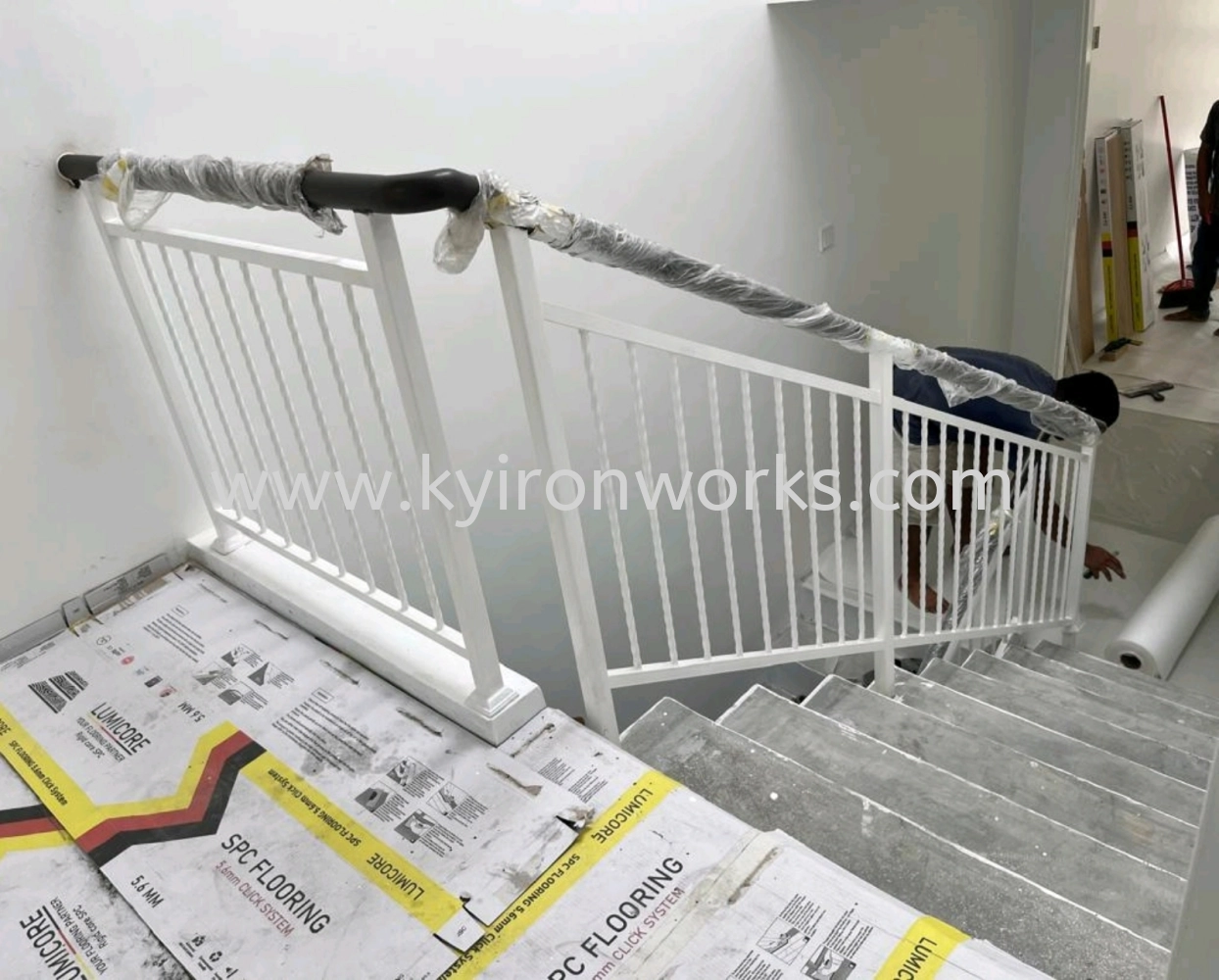 Wrought iron Steel Staircase 