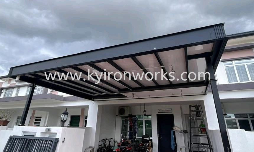 Mild Steel Aluminium Strip Ceiling Awning