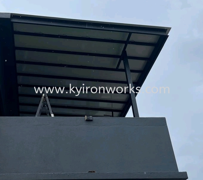 Mild Steel Aluminium Strip Ceiling Awning